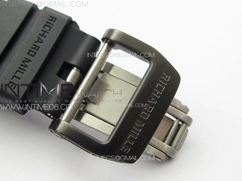 RM027-03 NTPT Real Tourbillon RMF Best Edition Skeleton Dial on Black Rubber Strap