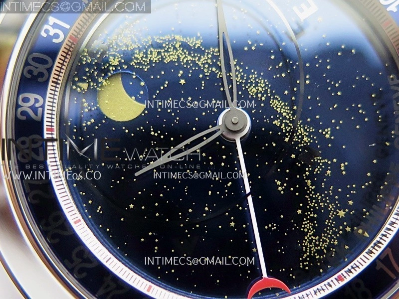 Grand Complications 6102P SS PPF 1:1 Best Edition Blue Dial On Blue Leather Strap Super Clone Asian 240