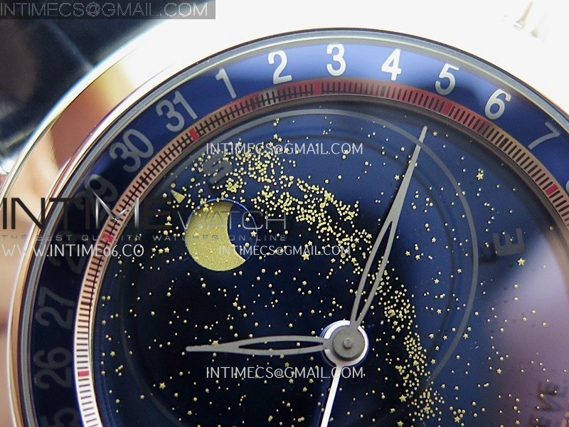 Grand Complications 6102P SS PPF 1:1 Best Edition Blue Dial On Blue Leather Strap Super Clone Asian 240