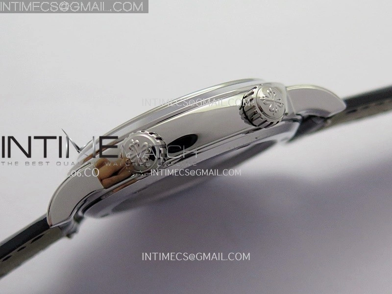 Grand Complications 6102P SS PPF 1:1 Best Edition Blue Dial On Blue Leather Strap Super Clone Asian 240