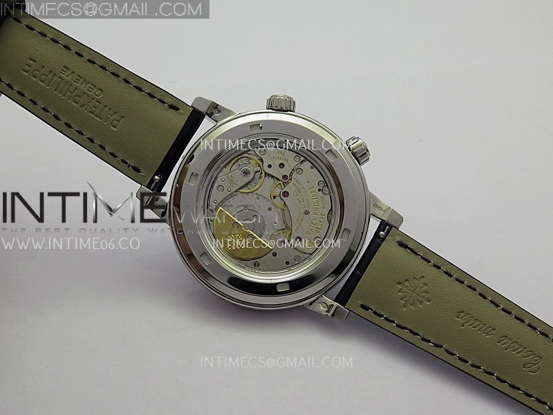 Grand Complications 6102P SS PPF 1:1 Best Edition Blue Dial On Blue Leather Strap Super Clone Asian 240