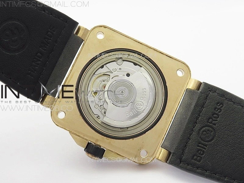 BR 03-92 Diver Bronze B12 1:1 Best Edition Red Dial on Red Leather Strap MIYOTA 9015
