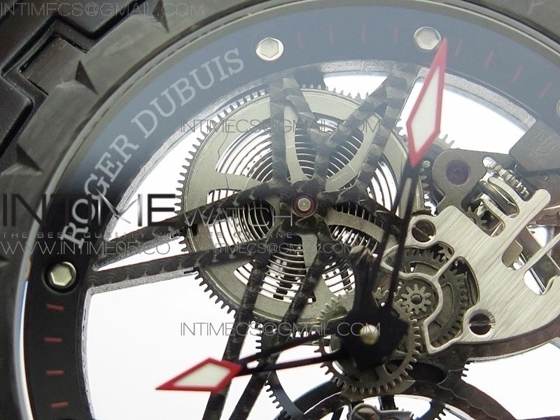 Excalibur Rddbex0393 FC BBR Best Edition Skeleton Dial on Black Rubber Strap A2136 Tourbillon V4