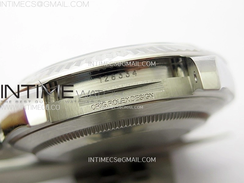 DateJust 41mm 126334 904 SS ARF 1:1 Best Edition Rhodium Dial Sticks Markers on Jubilee Bracelet SH3235