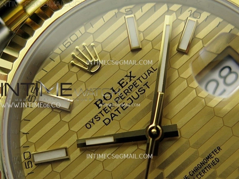 DateJust 41mm 126333 904 SS YG AR+F 1:1 Fluted Gold Dial Stick Markers On SS YG Jubilee Bracelet DD3235 V2