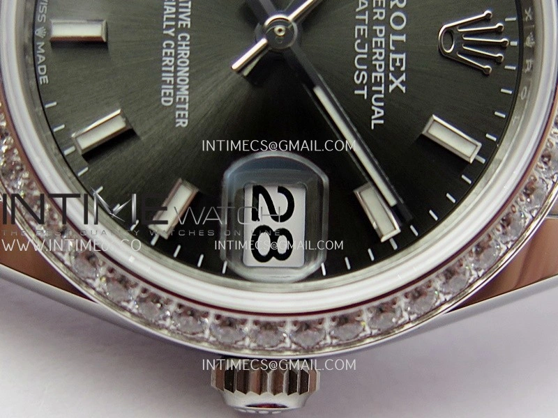 DateJust 31mm 904L SS AR+F Best Edition Gray Dial Stick Marker On 904L SS Jubilee Bracelet A2236