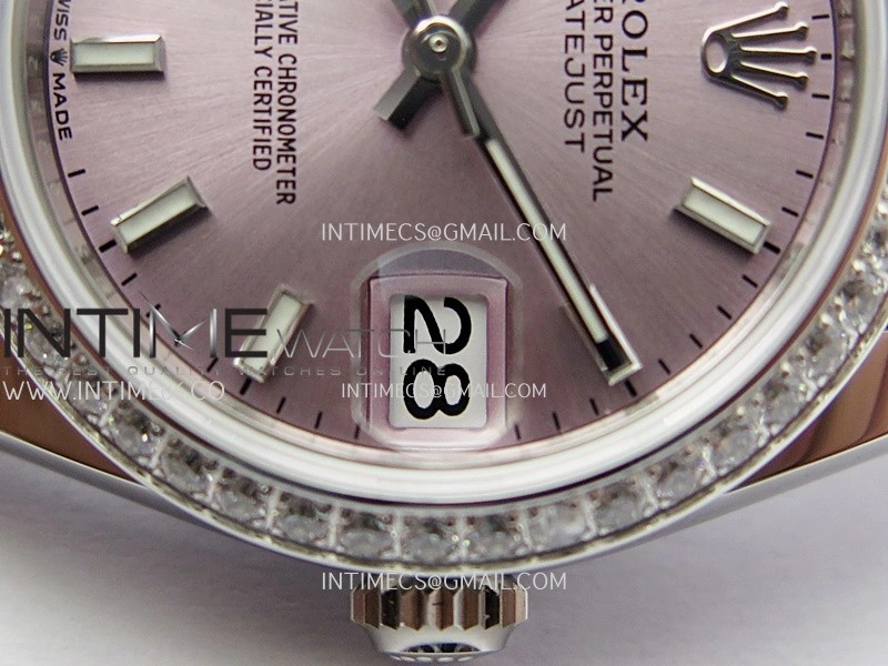 DateJust 31mm 904L SS AR+F Best Edition Pink Dial Stick Marker On 904L SS Jubilee Bracelet A2236