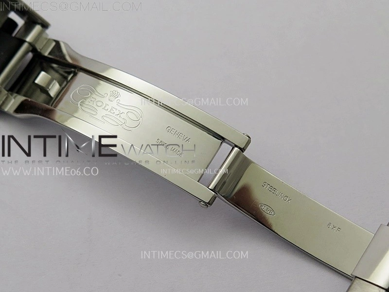 Daytona 126519 904L SS ESF 1:1 Best Edition Black Dial Diamonds Markers on Rubber Strap A4131 Mod
