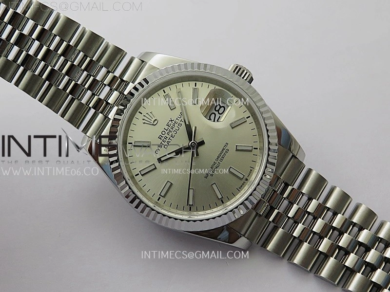 DateJust 126234 904L SS JDF 1:1 Best Edition Silver Dial Stick Markers on Jubilee 904L SS Bracelet