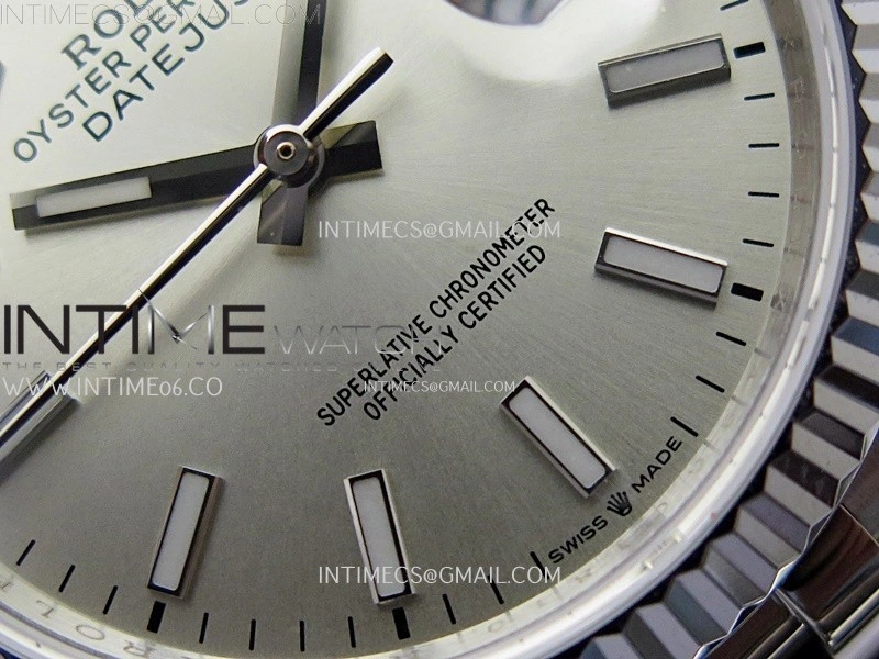 DateJust 126234 904L SS JDF 1:1 Best Edition Silver Dial Stick Markers on Jubilee 904L SS Bracelet