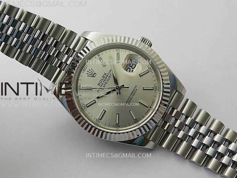 DateJust 126334 904L SS JDF 1:1 Best Edition Silver Dial Stick Markers on Jubilee 904L SS Bracelet