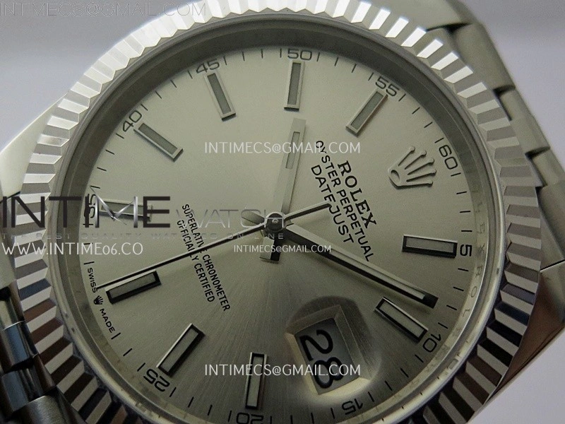 DateJust 126334 904L SS JDF 1:1 Best Edition Silver Dial Stick Markers on Jubilee 904L SS Bracelet