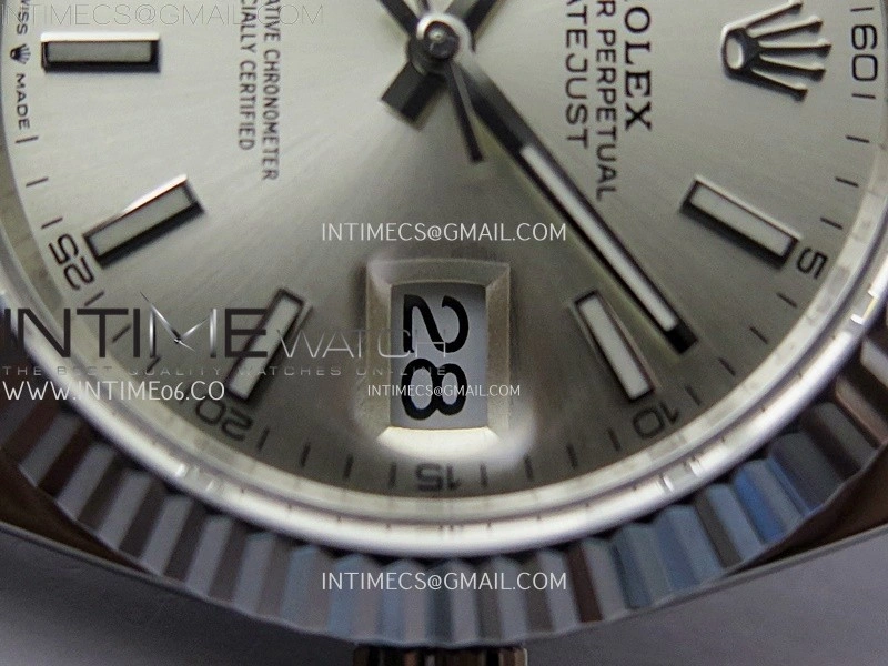DateJust 126334 904L SS JDF 1:1 Best Edition Silver Dial Stick Markers on Jubilee 904L SS Bracelet