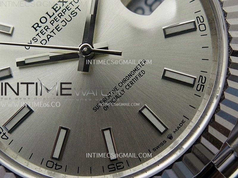 DateJust 126334 904L SS JDF 1:1 Best Edition Silver Dial Stick Markers on Jubilee 904L SS Bracelet