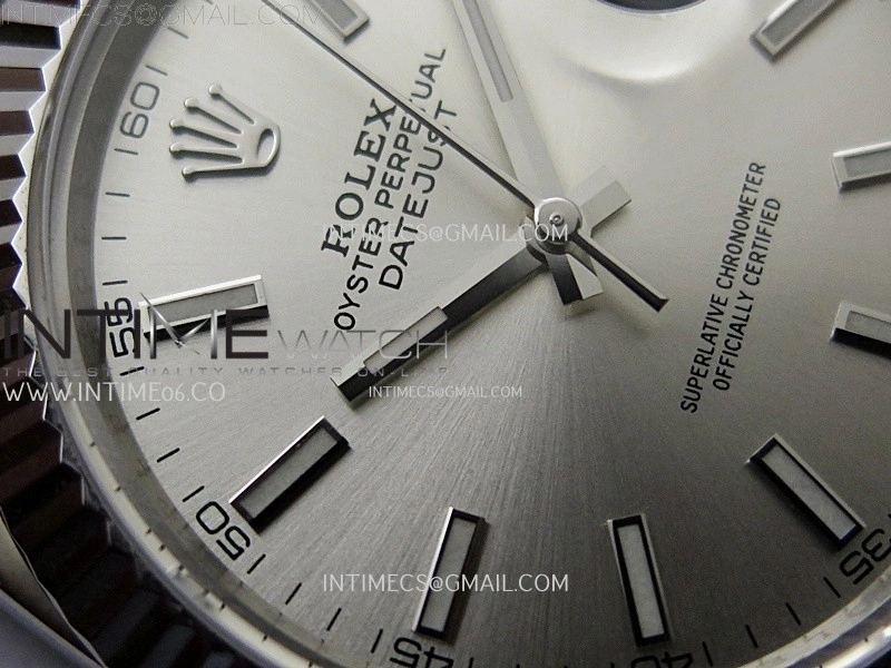 DateJust 126334 904L SS JDF 1:1 Best Edition Silver Dial Stick Markers on Jubilee 904L SS Bracelet