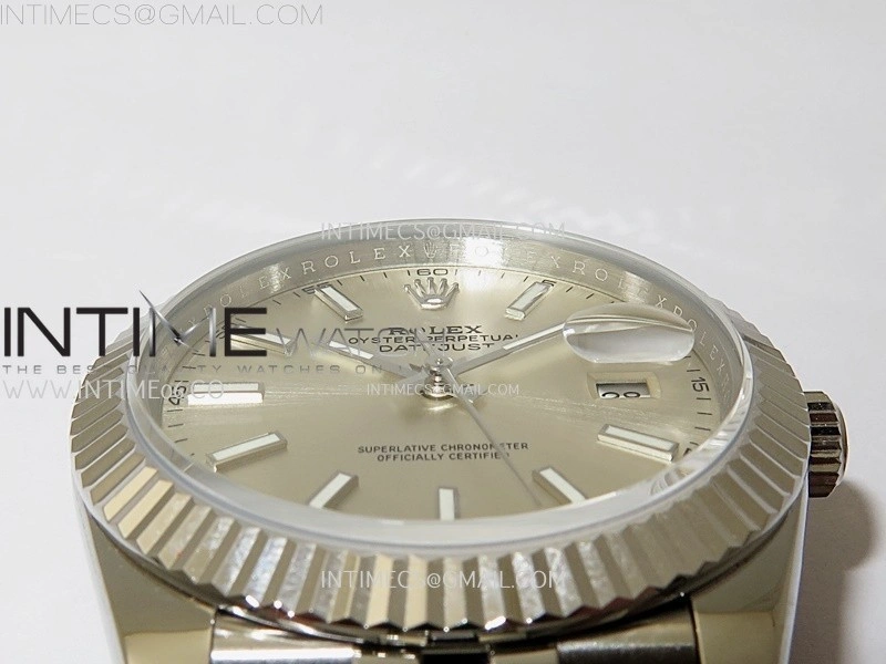 DateJust 126334 904L SS JDF 1:1 Best Edition Silver Dial Stick Markers on Jubilee 904L SS Bracelet