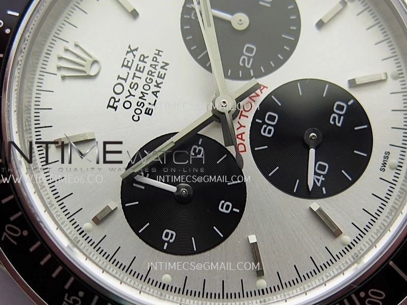Daytona 116500 Blacken 904L SS PMSF 1:1 Best Edition Silver Dial Black Subdial On 904L SS Bracelet DD4130