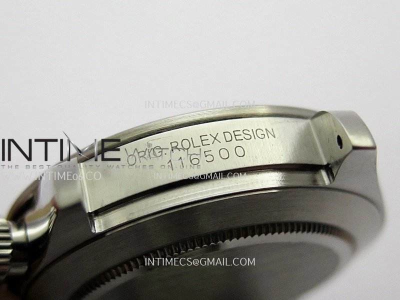 Daytona 116500 Blacken 904L SS PMSF 1:1 Best Edition Silver Dial Black Subdial On 904L SS Bracelet DD4130