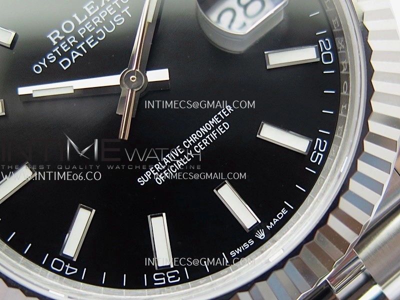 DateJust 41 126334 904L SS V2 VSF 1:1 Best Edition Black Dial Stick Marker On Jubilee Bracelet DD3235