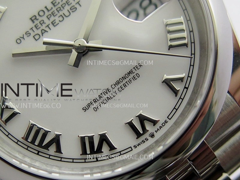DateJust 126200 904L SS V2 VSF 1:1 Best Edition White Dial Roman Marker On Jubilee Bracelet DD3235