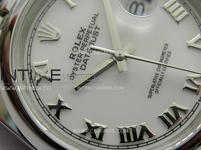 DateJust 126200 904L SS V2 VSF 1:1 Best Edition White Dial Roman Marker On Jubilee Bracelet DD3235
