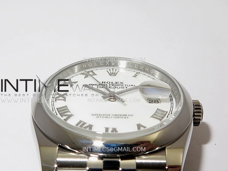 DateJust 126200 904L SS V2 VSF 1:1 Best Edition White Dial Roman Marker On Jubilee Bracelet DD3235