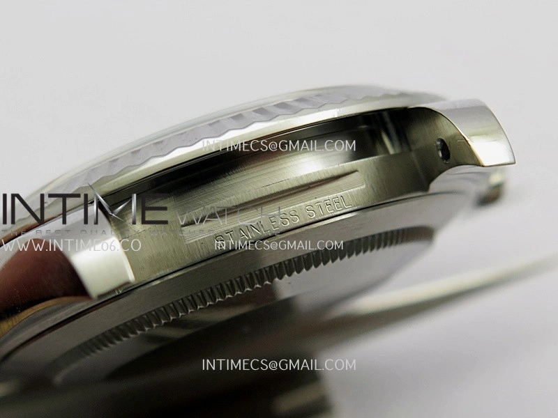 DateJust 41 126334 904L SS VF 1:1 Best Edition Gray Dial Green Roman Marker On Oyster Bracelet DD3235