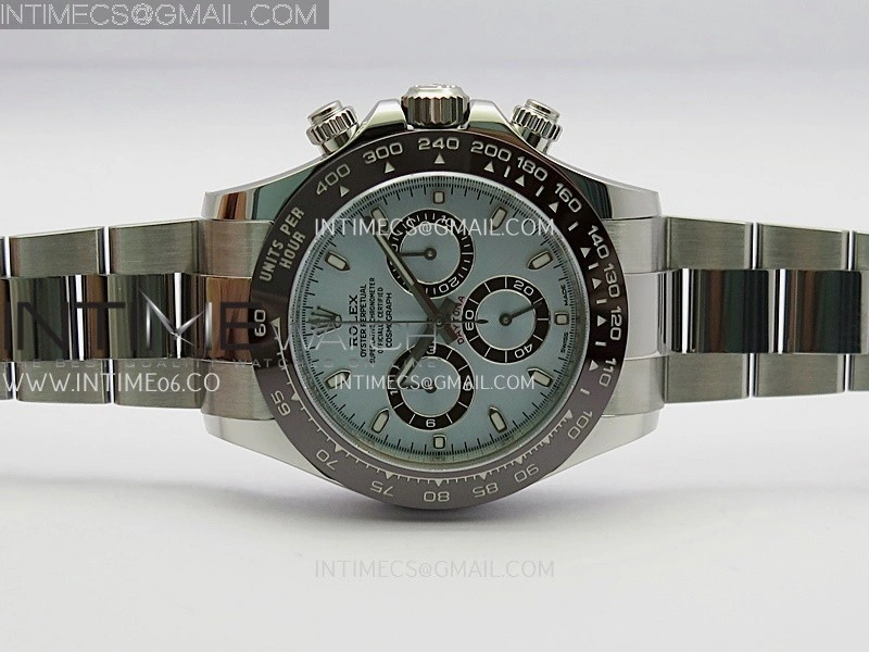 Daytona 116506 904L SS VF 1:1 Best Edition Ice Blue Dial Stick Markers On 904L SS Bracelet DD4130