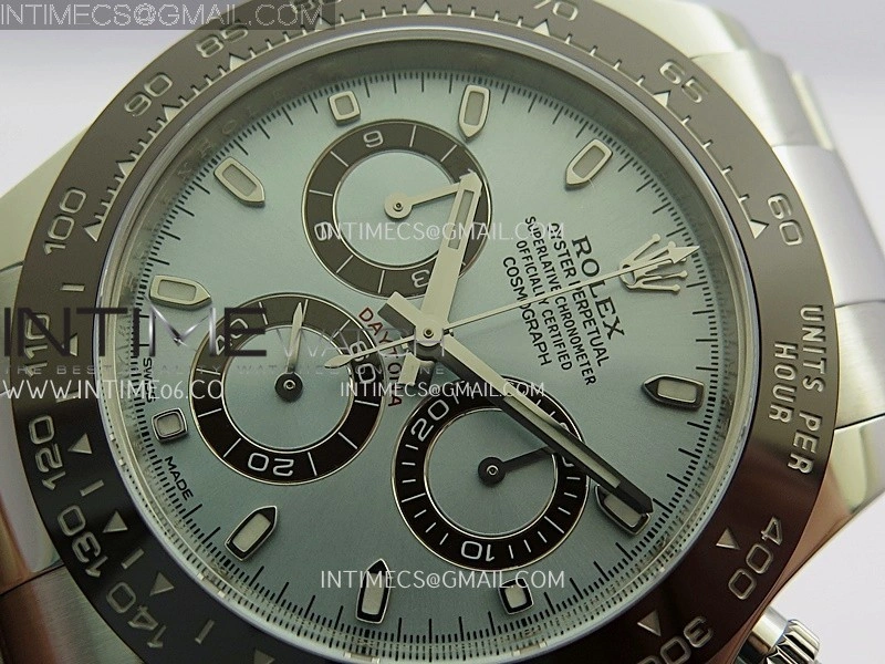 Daytona 116506 904L SS VF 1:1 Best Edition Ice Blue Dial Stick Markers On 904L SS Bracelet DD4130