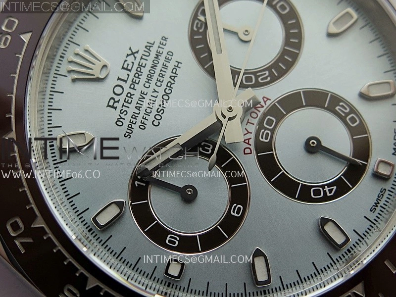 Daytona 116506 904L SS VF 1:1 Best Edition Ice Blue Dial Stick Markers On 904L SS Bracelet DD4130