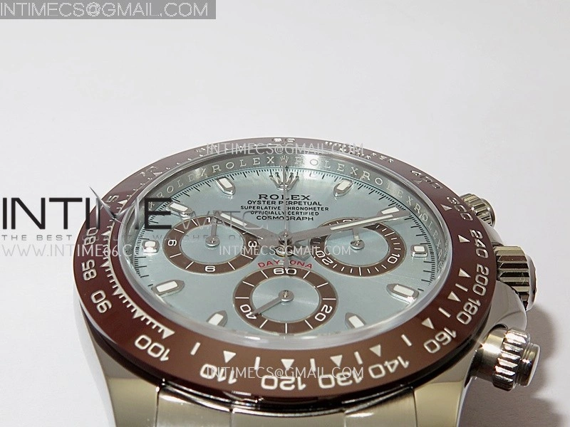Daytona 116506 904L SS VF 1:1 Best Edition Ice Blue Dial Stick Markers On 904L SS Bracelet DD4130