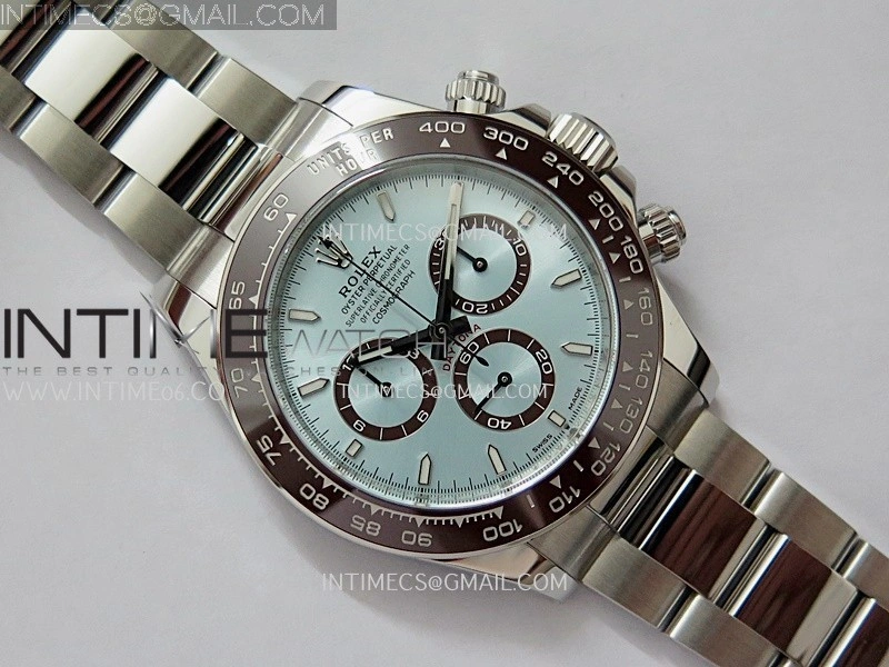 Daytona 126506 904L SS VF 1:1 Best Edition Ice Blue Dial Stick Markers On 904L SS Bracelet DD4131