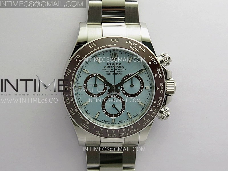 Daytona 126506 904L SS VF 1:1 Best Edition Ice Blue Dial Stick Markers On 904L SS Bracelet DD4131