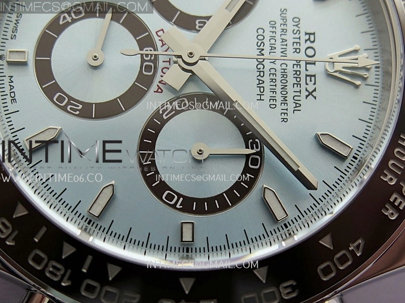 Daytona 126506 904L SS VF 1:1 Best Edition Ice Blue Dial Stick Markers On 904L SS Bracelet DD4131