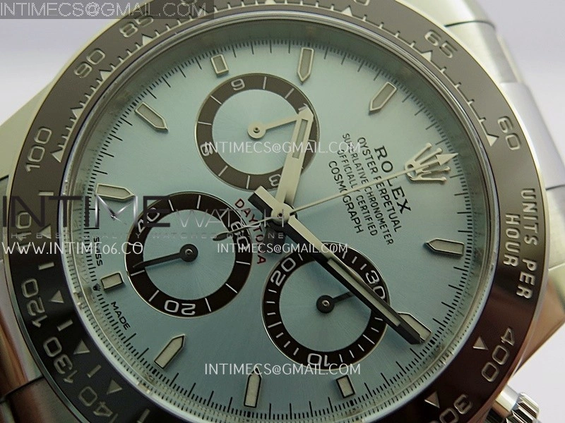 Daytona 126506 904L SS VF 1:1 Best Edition Ice Blue Dial Stick Markers On 904L SS Bracelet DD4131