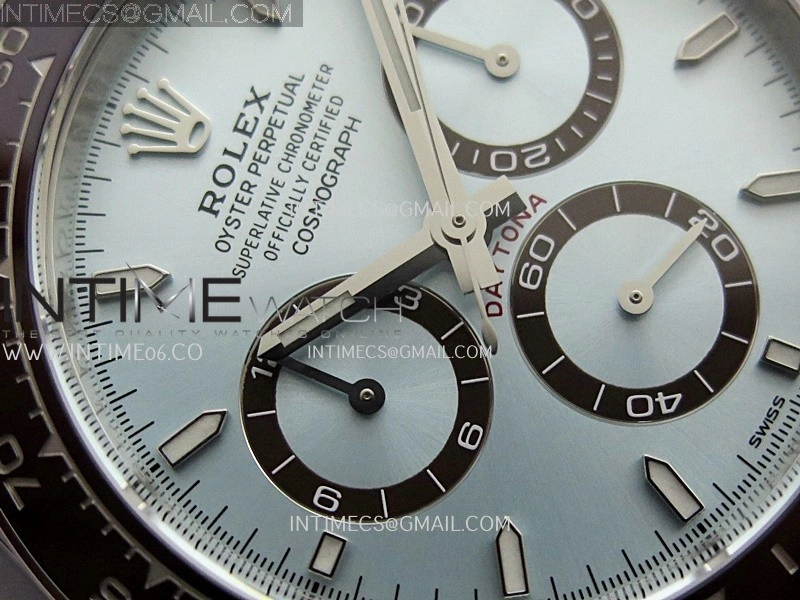 Daytona 126506 904L SS VF 1:1 Best Edition Ice Blue Dial Stick Markers On 904L SS Bracelet DD4131