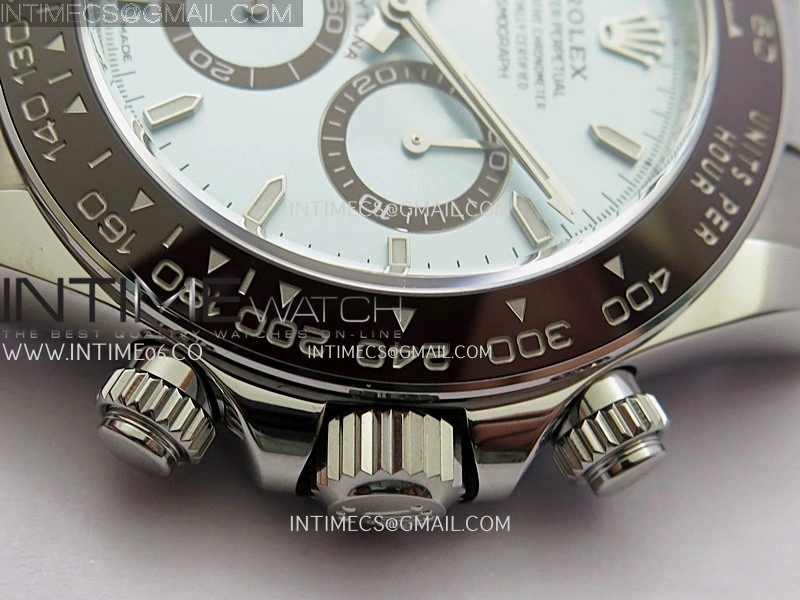 Daytona 126506 904L SS VF 1:1 Best Edition Ice Blue Dial Stick Markers On 904L SS Bracelet DD4131