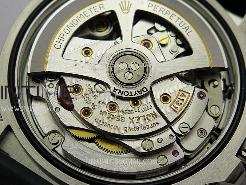 Daytona 126519 904L SS VF 1:1 Best Edition SS Silver Dial On Black Oysterflex Rubber Strap DD4131