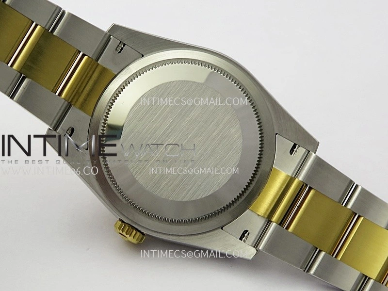 DateJust 126233 36mm 904L SS YG AR+F 1:1 Best Edition Black Dial Diamond Marker On Oyster Bracelet DD3235