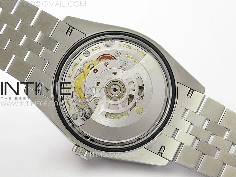 DateJust 36 SS 126200 904L Steel VSF 1:1 Best Edition Gray Dial Roman Markers on Jubilee Bracelet VS3235