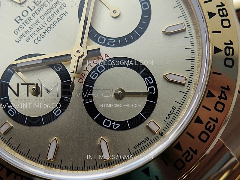 Daytona 126509 904L YG QF Best Edition Champagne Gold Dial YG Subdial On 904L YG Bracelet SA4131