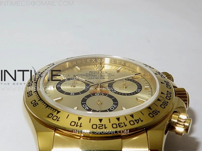 Daytona 126509 904L YG QF Best Edition Champagne Gold Dial YG Subdial On 904L YG Bracelet SA4131