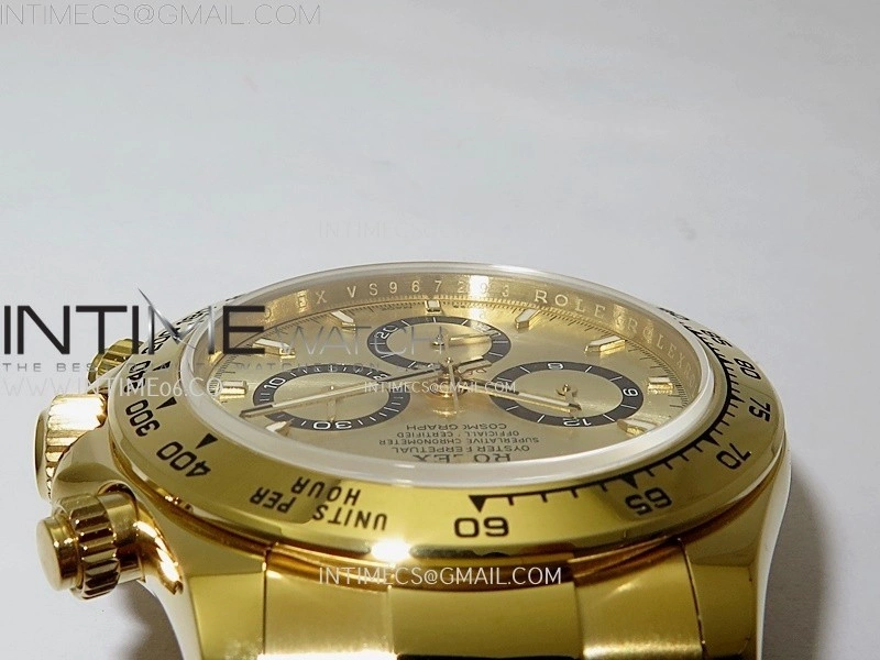 Daytona 126509 904L YG QF Best Edition Champagne Gold Dial YG Subdial On 904L YG Bracelet SA4131