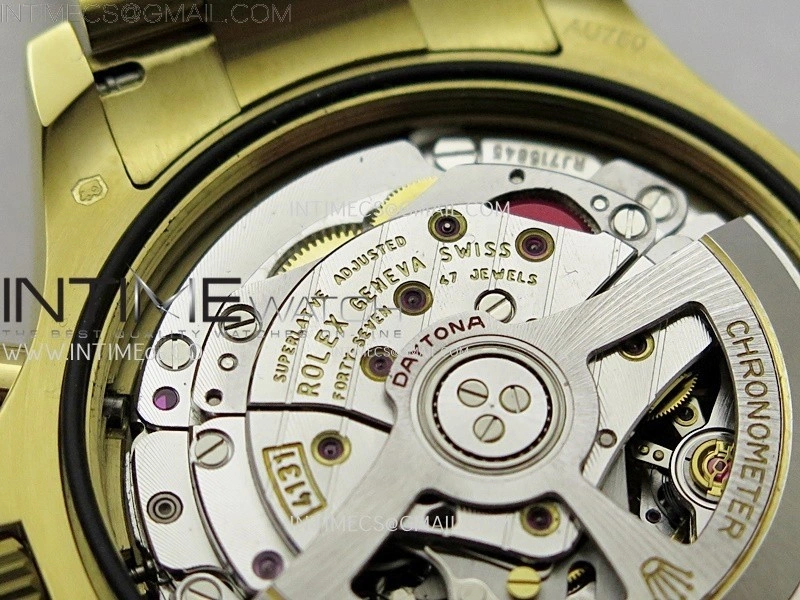 Daytona 126509 904L YG QF Best Edition Champagne Gold Dial YG Subdial On 904L YG Bracelet SA4131