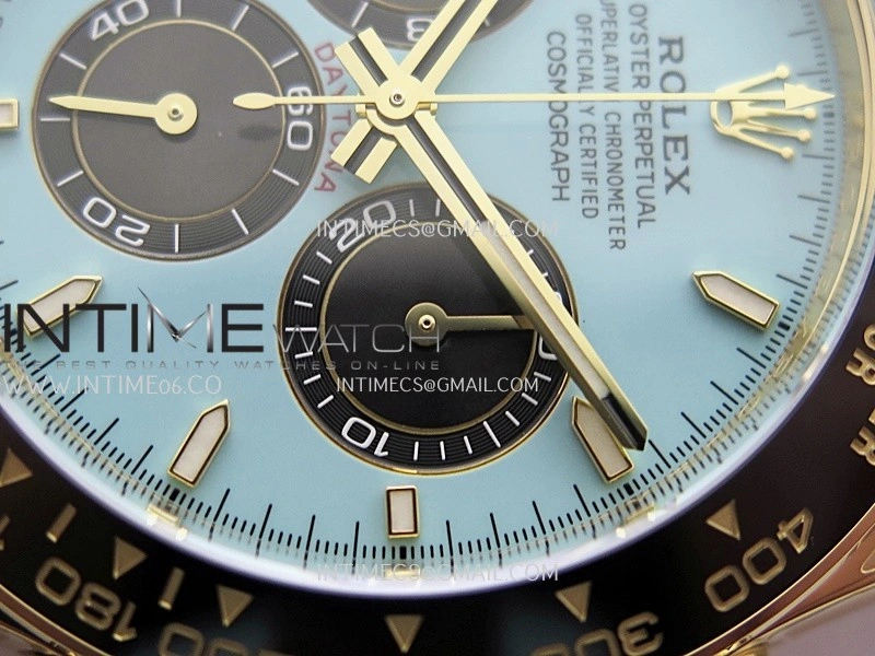 Daytona 126518 904L YG VF 1:1 Best Edition Tiffany Turquoise Blue Dial On Oysterflex Strap DD4131