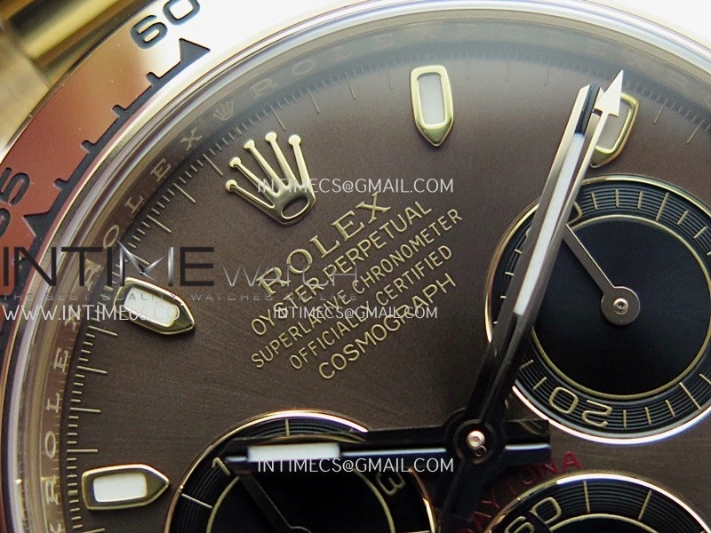 Daytona 116505 904L RG VF 1:1 Best Edition Brown Dial Stick Marker On 904L RG Bracelet DD4130