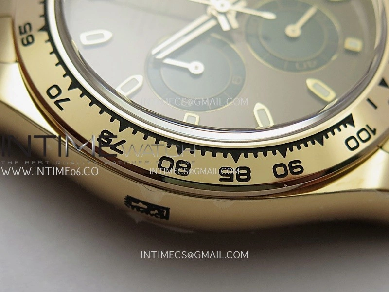 Daytona 116505 904L RG VF 1:1 Best Edition Brown Dial Stick Marker On 904L RG Bracelet DD4130