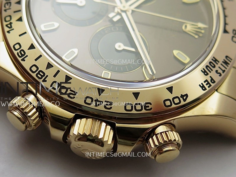 Daytona 116505 904L RG VF 1:1 Best Edition Brown Dial Stick Marker On 904L RG Bracelet DD4130
