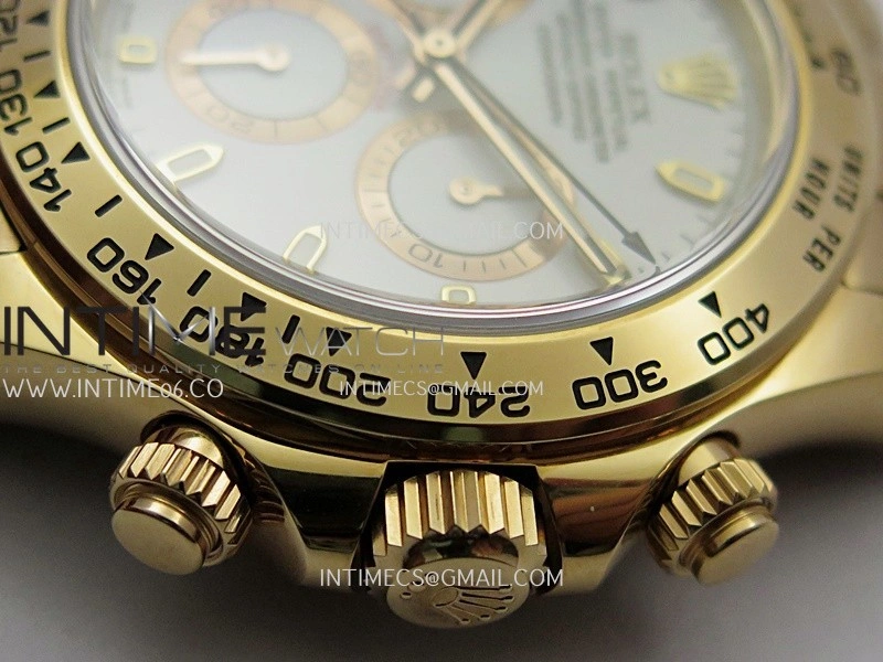 Daytona 116505 904L RG VF 1:1 Best Edition White Dial Stick Marker On 904L RG Bracelet DD4130