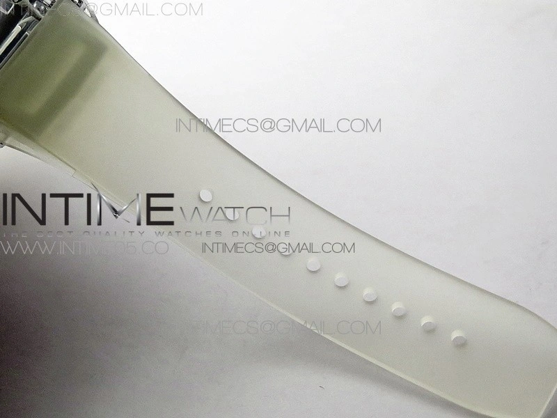 RM056-02 Transparent Tourbillon EURF Best Edition Skeleton Dial on Rubber Strap V2